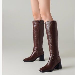 Brown Women's Knee- High Boots